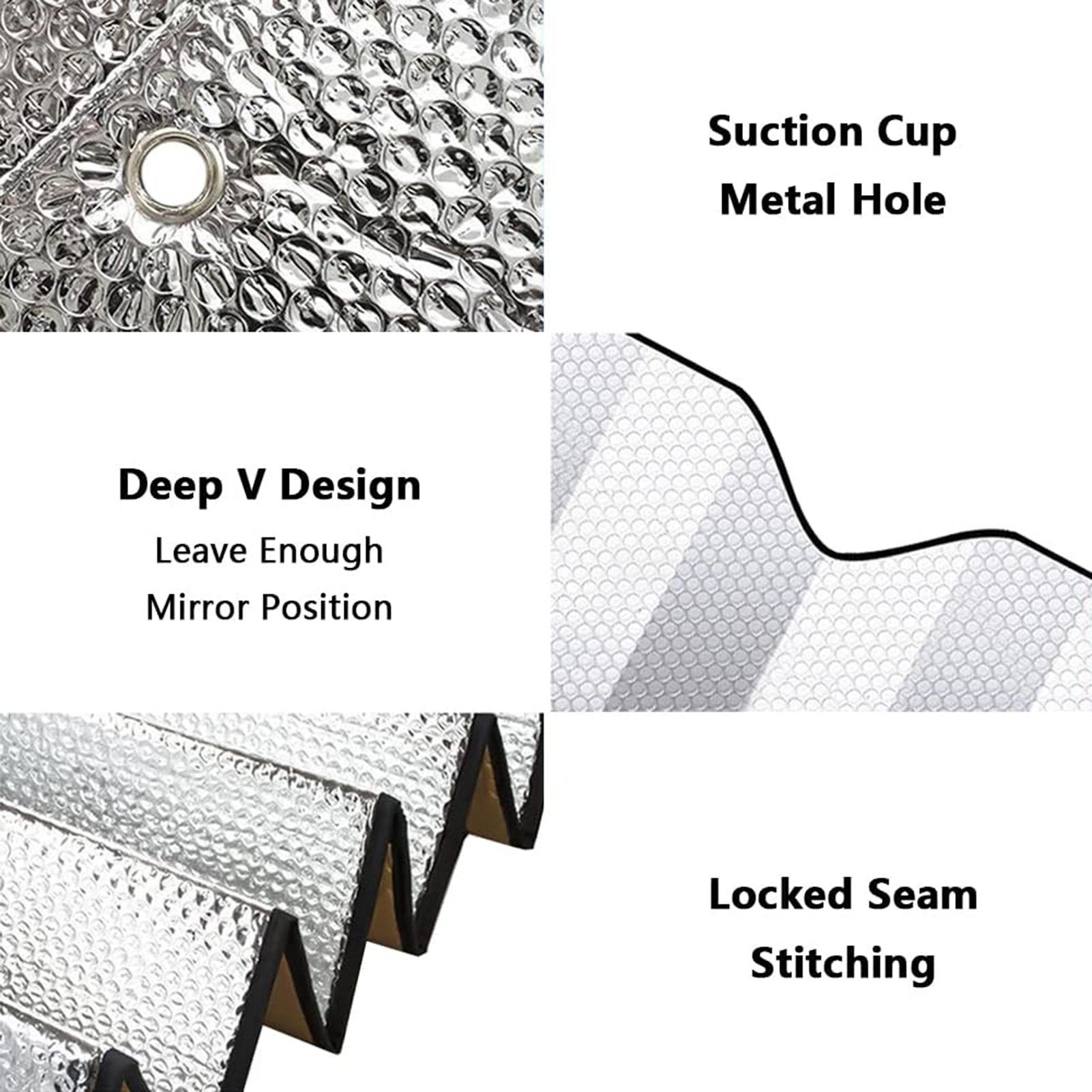 Windshield Sun Shade - Pare-soleil universel réfléchissant et épaissi pour